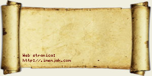 Zorana Sandić vizit kartica